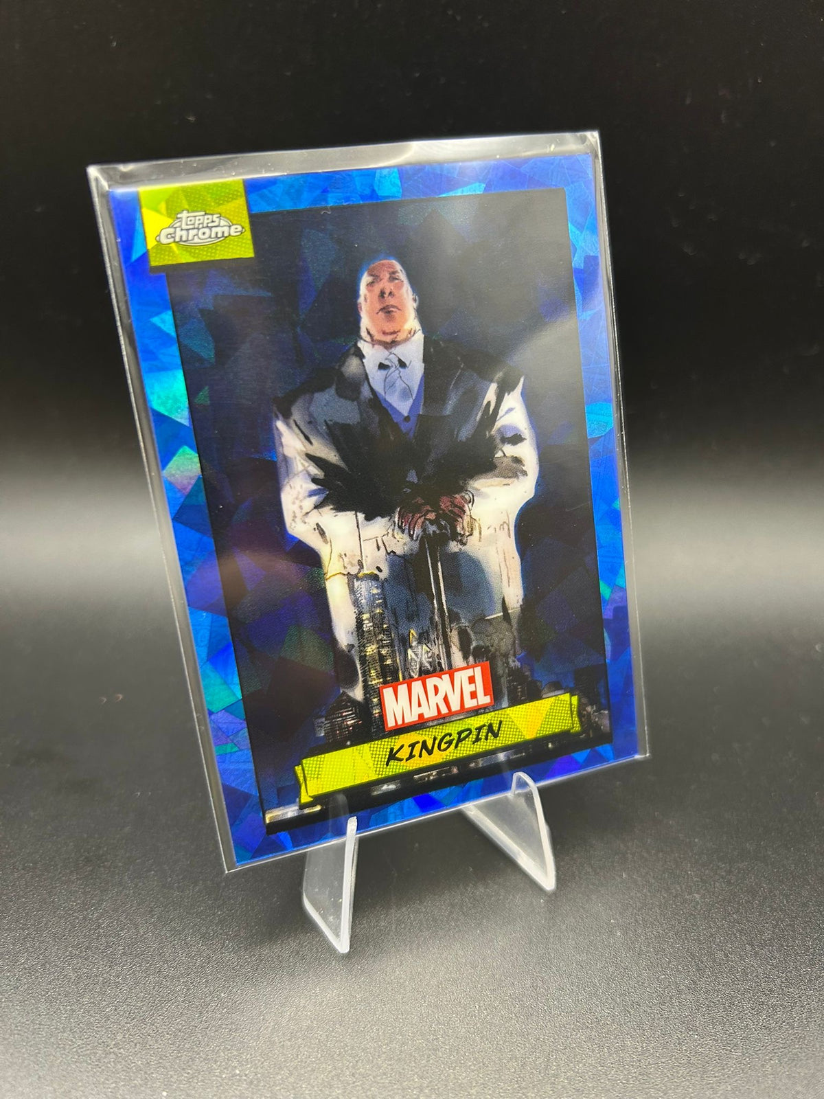 2024 Topps Chrome Marvel Kingpin Sapphire Base