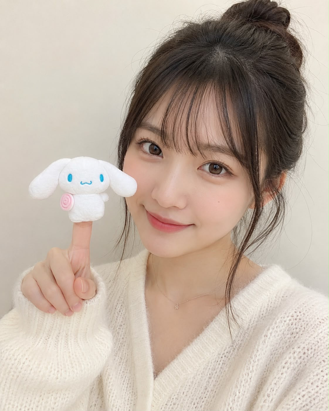 Cinnamoroll Japanese Sanrio Plush Finger Puppet/Pen Topper