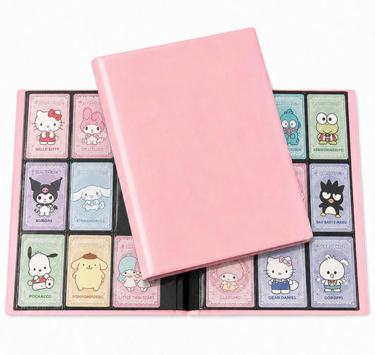 Pink Card Binder - 9pc Display & 360 Slots