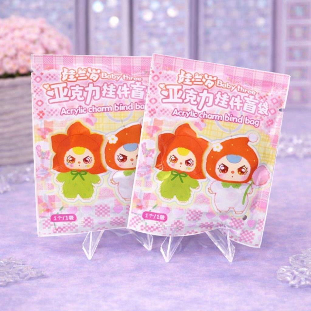 Baby Three Acrylic Keychain Blind Bag x2