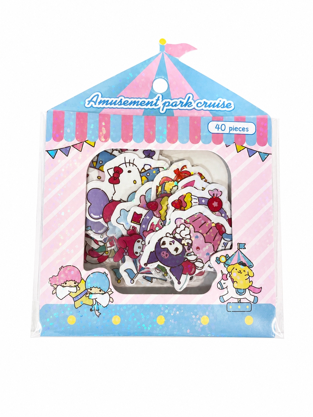 Amusements Sanrio 40pc Sticker Pack