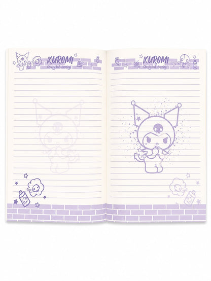 Purple Kuromi Graffiti A5 Sanrio Notebook