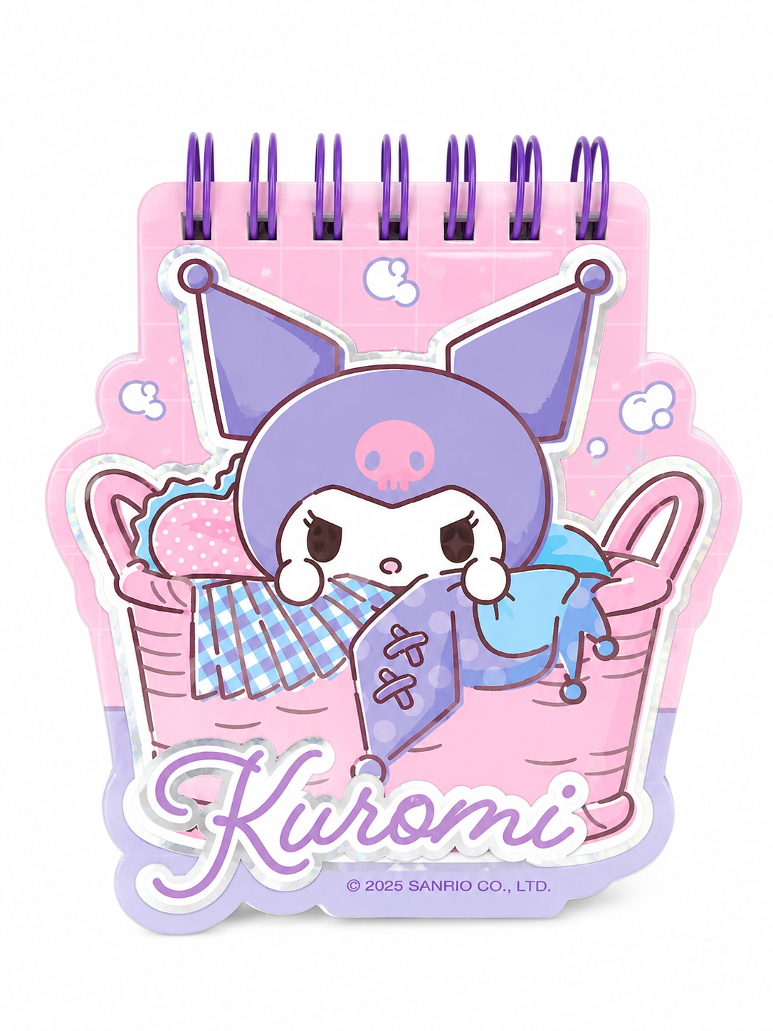 Kuromi Sparkles Shaped Sanrio Notebook