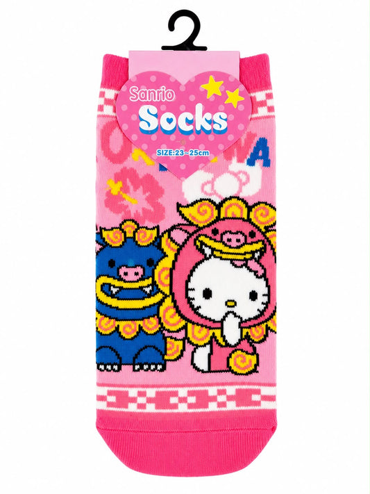 Hello Kitty Chinese Dragon 23-25cm Sanrio Socks