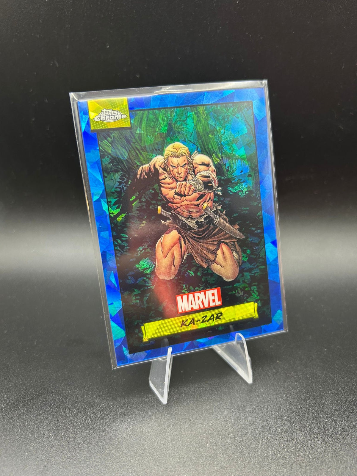2024 Topps Chrome Marvel Ka-Zar Sapphire Base
