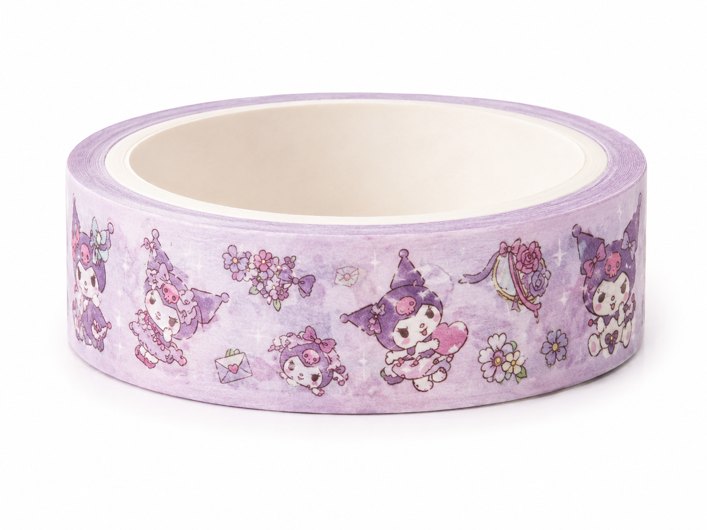 Kuromi 3m Mini Sanrio Washi Tape Roll