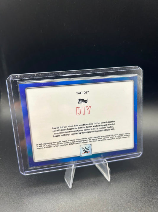2025 WWE Topps Chrome Tag Teams DIY Ciampa Gargano /5 Red
