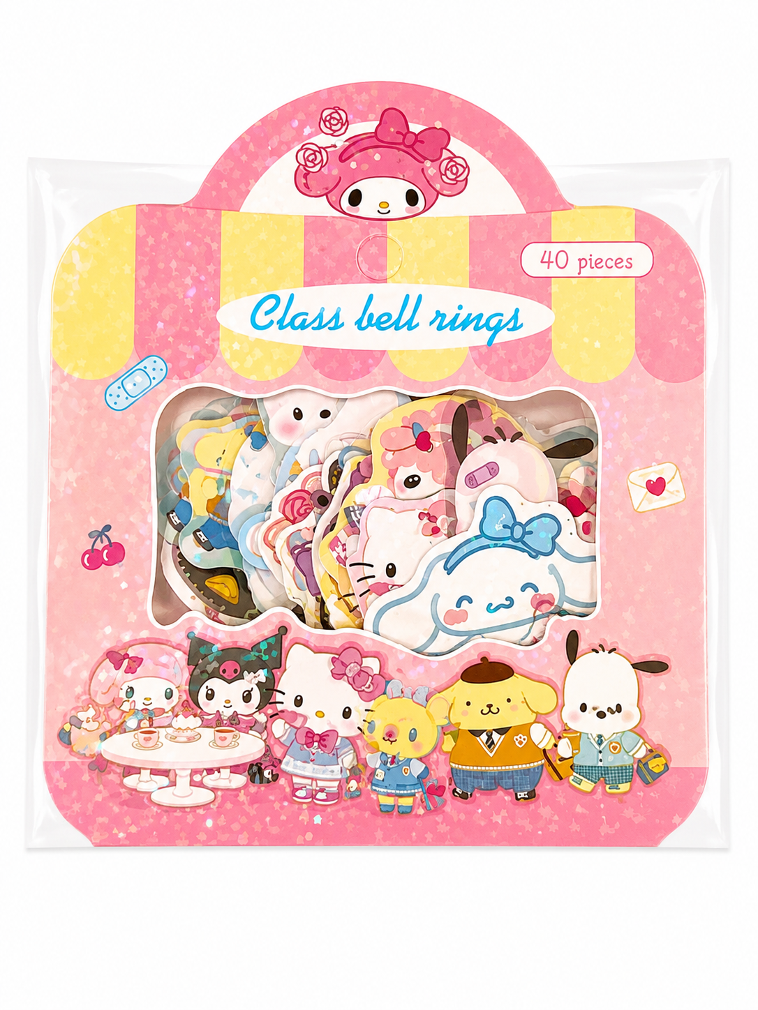 Classroom Sanrio 40pc Sticker Pack