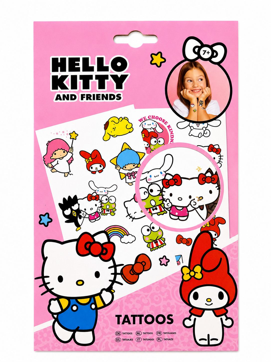 Hello Kitty & Friends Sanrio 2pc Tattoo Sheets
