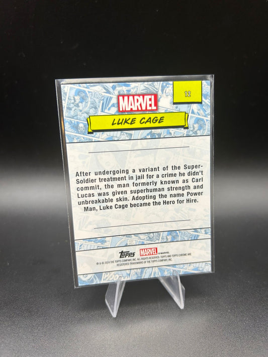 2024 Topps Chrome Marvel Luke Cage Sapphire Base