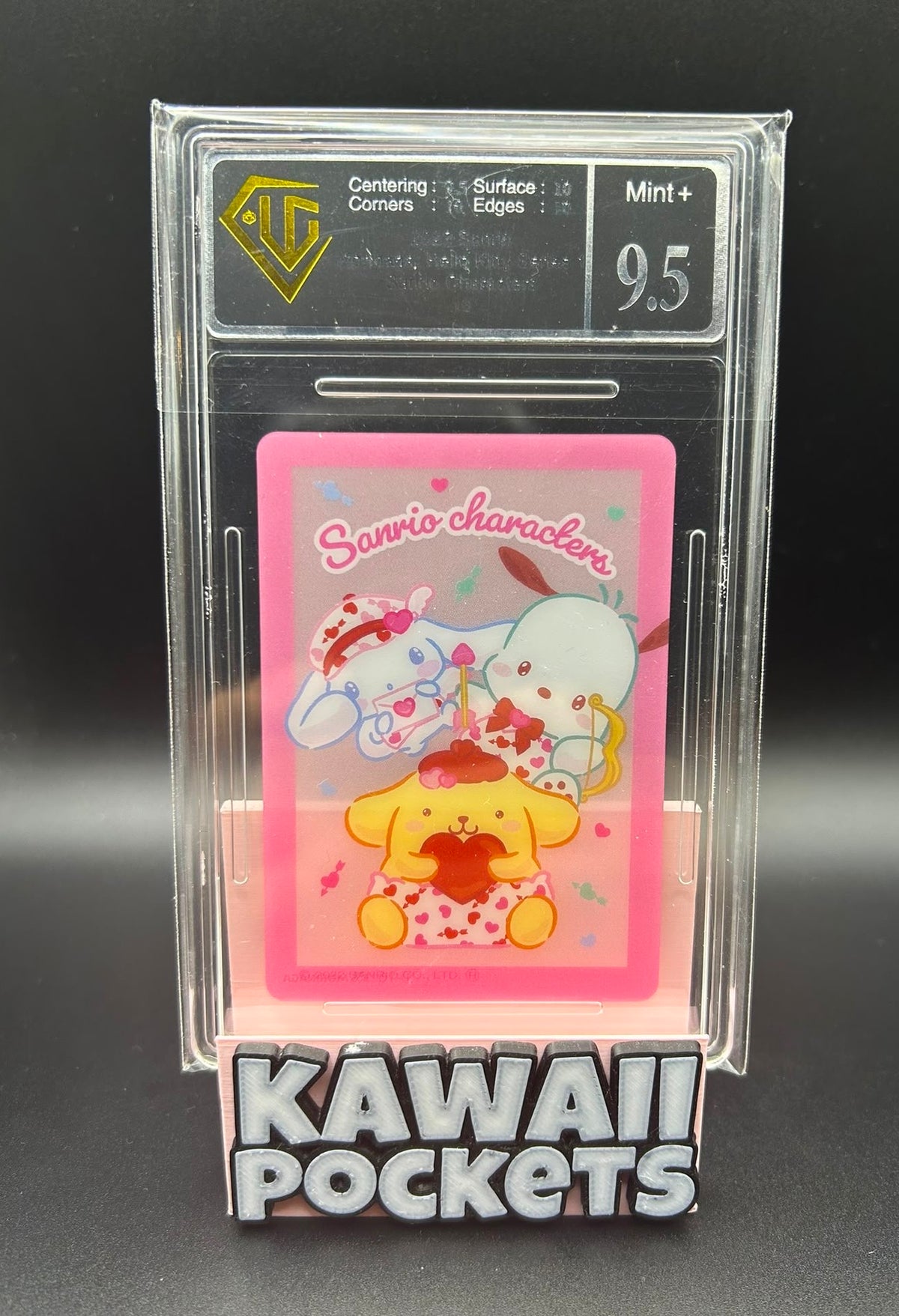 2022 Morinaga PomPomPurin Vol.1 | No.16 Japanese Sanrio Wafer Card UGC Graded 9.5 Mint+ Slab