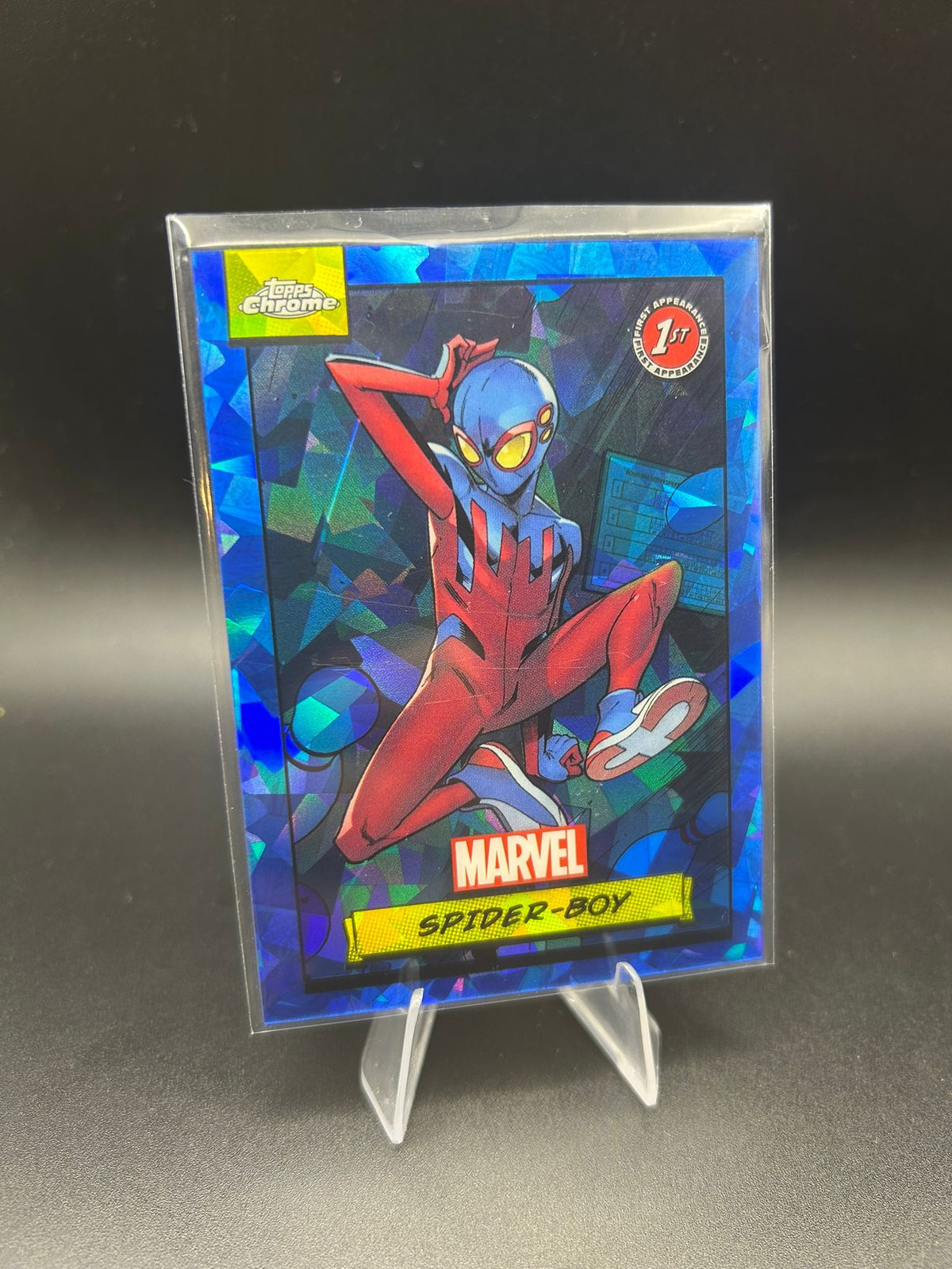 2024 Topps Chrome Marvel Spider-Boy Sapphire Base