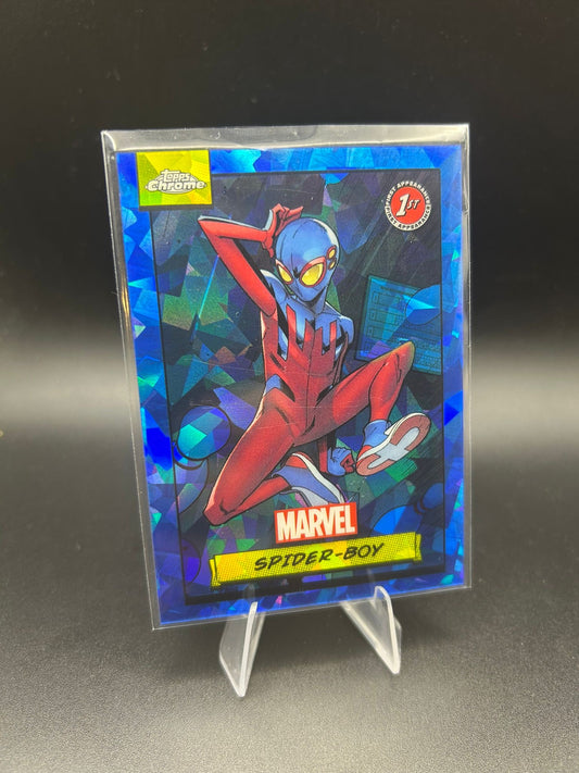 2024 Topps Chrome Marvel Spider-Boy Sapphire Base