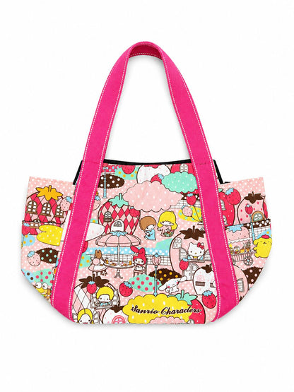 Sanrio Cafe Characters Canvas Japanese Sanrio Shoulder Bag