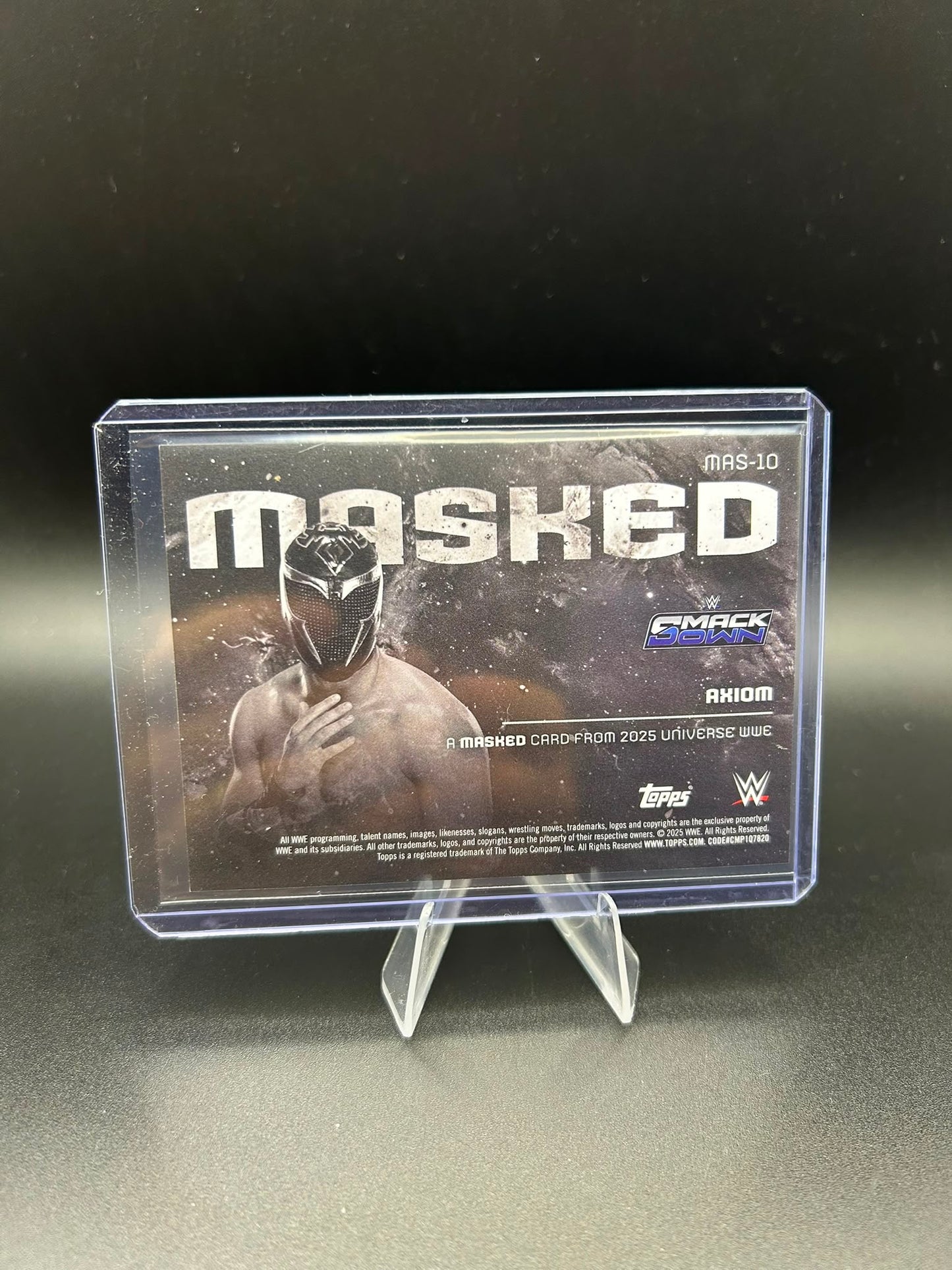 WWE Topps Universe Axiom Unmasked Case Hit