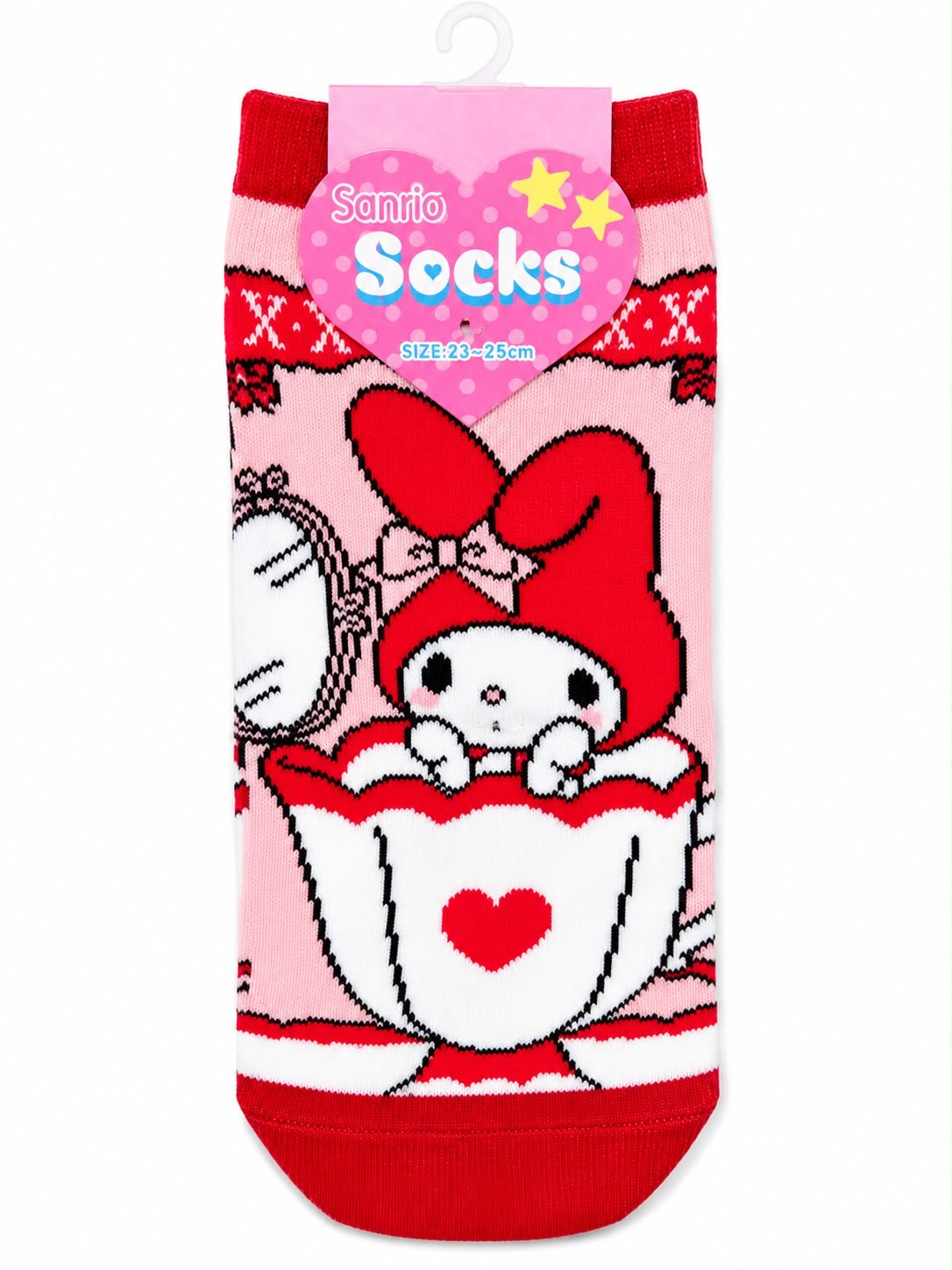 Melody Red Teacup 23-25cm Sanrio Socks