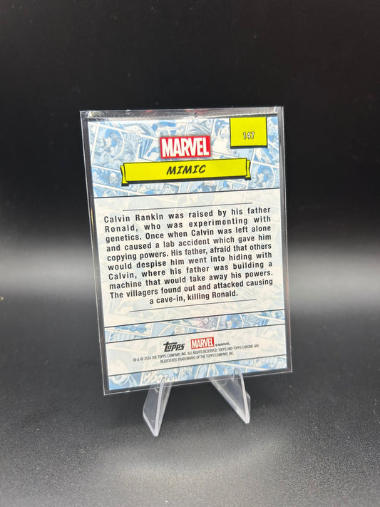 2024 Topps Chrome Marvel Mimic Sapphire Base
