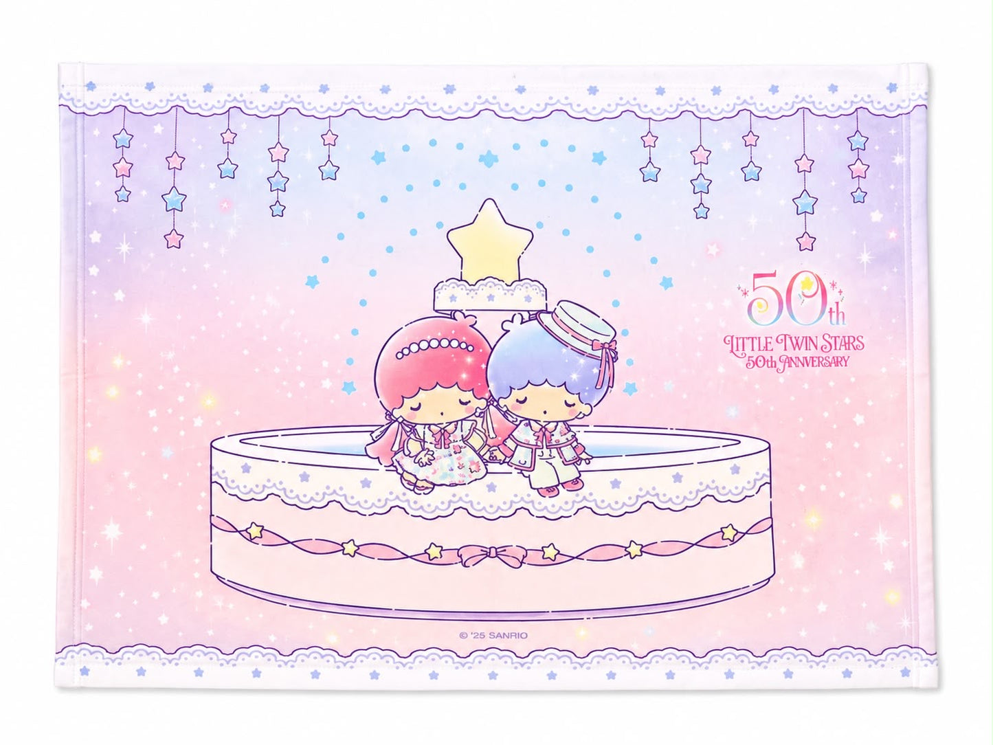 Twin Stars 50cm x 70cm Super Soft Mini Japanese Sanrio Baby Lap Throw