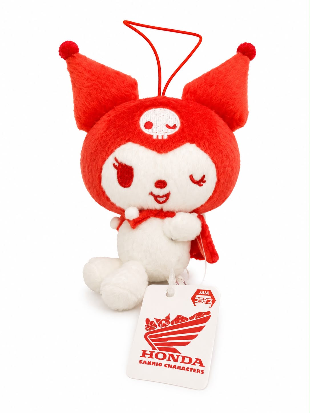 Red Devil Kuromi Japanese Sanrio Plush Keychain