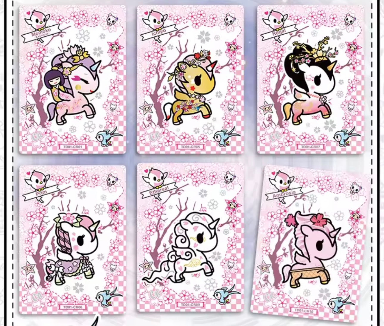 Tokidoki Time Travel Collectible Card Booster Pack