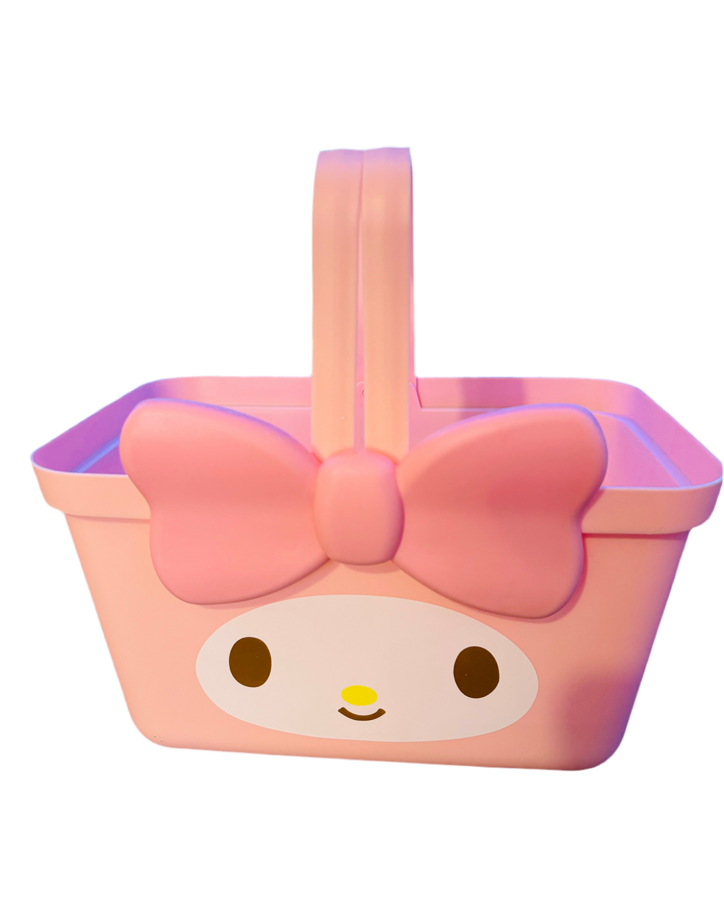 Large Double Handle Plastic Storage Basket