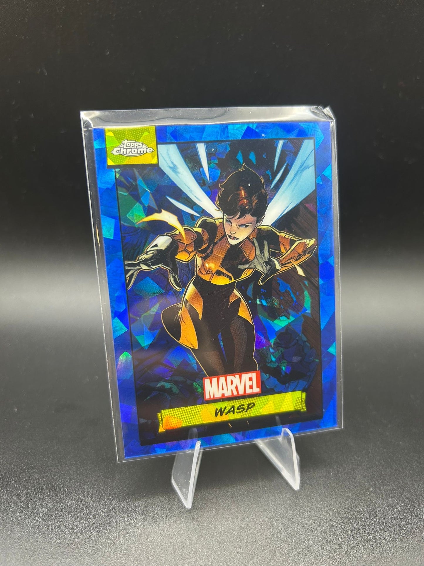 2024 Topps Chrome Marvel Wasp Sapphire Base