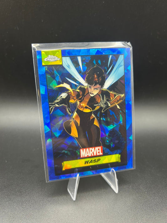 2024 Topps Chrome Marvel Wasp Sapphire Base