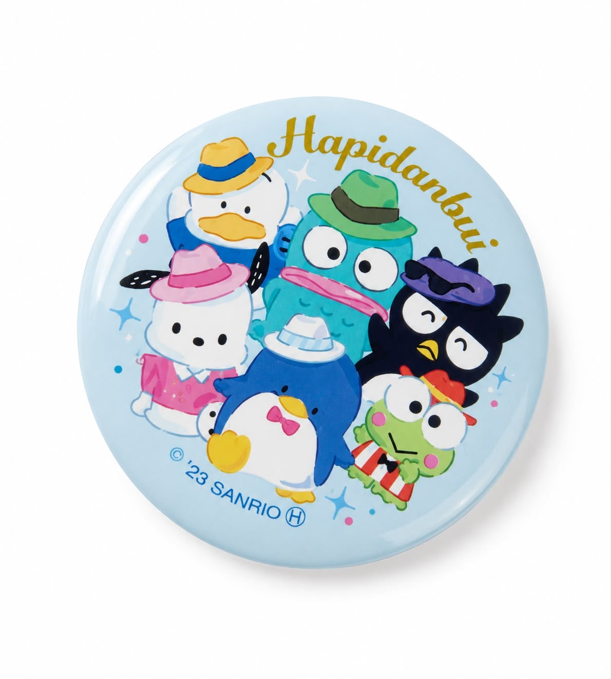 Hapidanbui Blue Boyband Japanese Sanrio Badge
