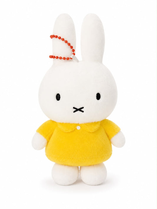 Miffy Yellow Bunny Japanese Plush Keychain