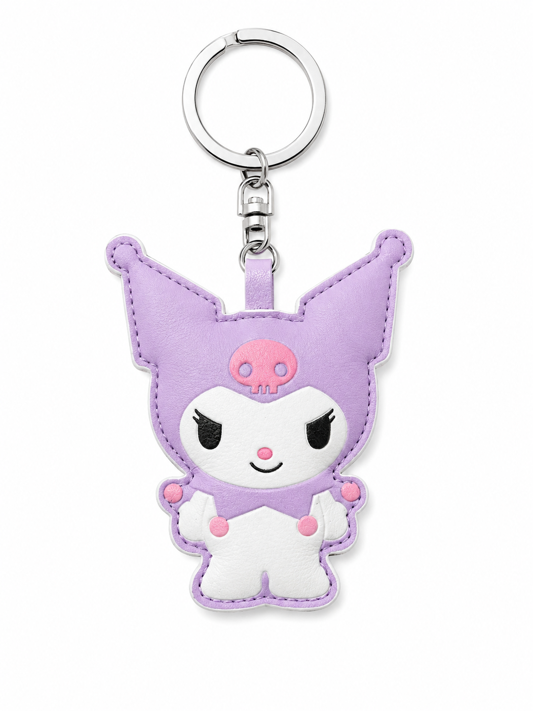 Kuromi Leatherette Sanrio Keychain