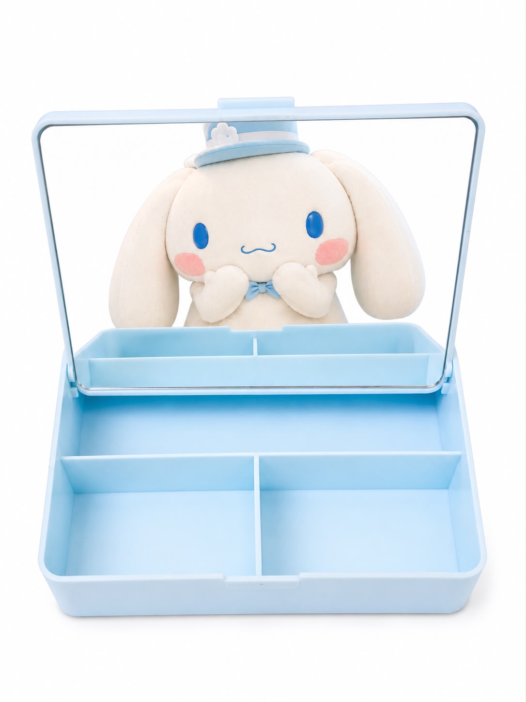 Cinnamoroll Blue Flip Mirror Lid Japanese Sanrio Jewellery Box