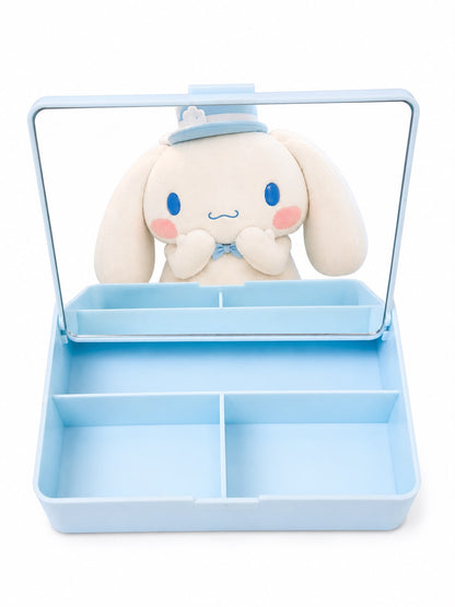 Cinnamoroll Blue Flip Mirror Lid Japanese Sanrio Jewellery Box