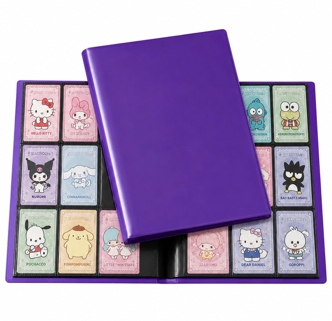 Purple Card Binder - 9pc Display & 360 Slots