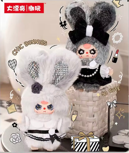 Baby Three Absolute Black & White Bunny Blind Box