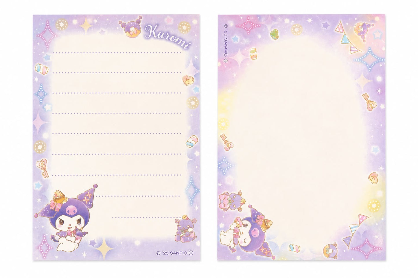 Colourful Kuromi Mini Sanrio Notebook