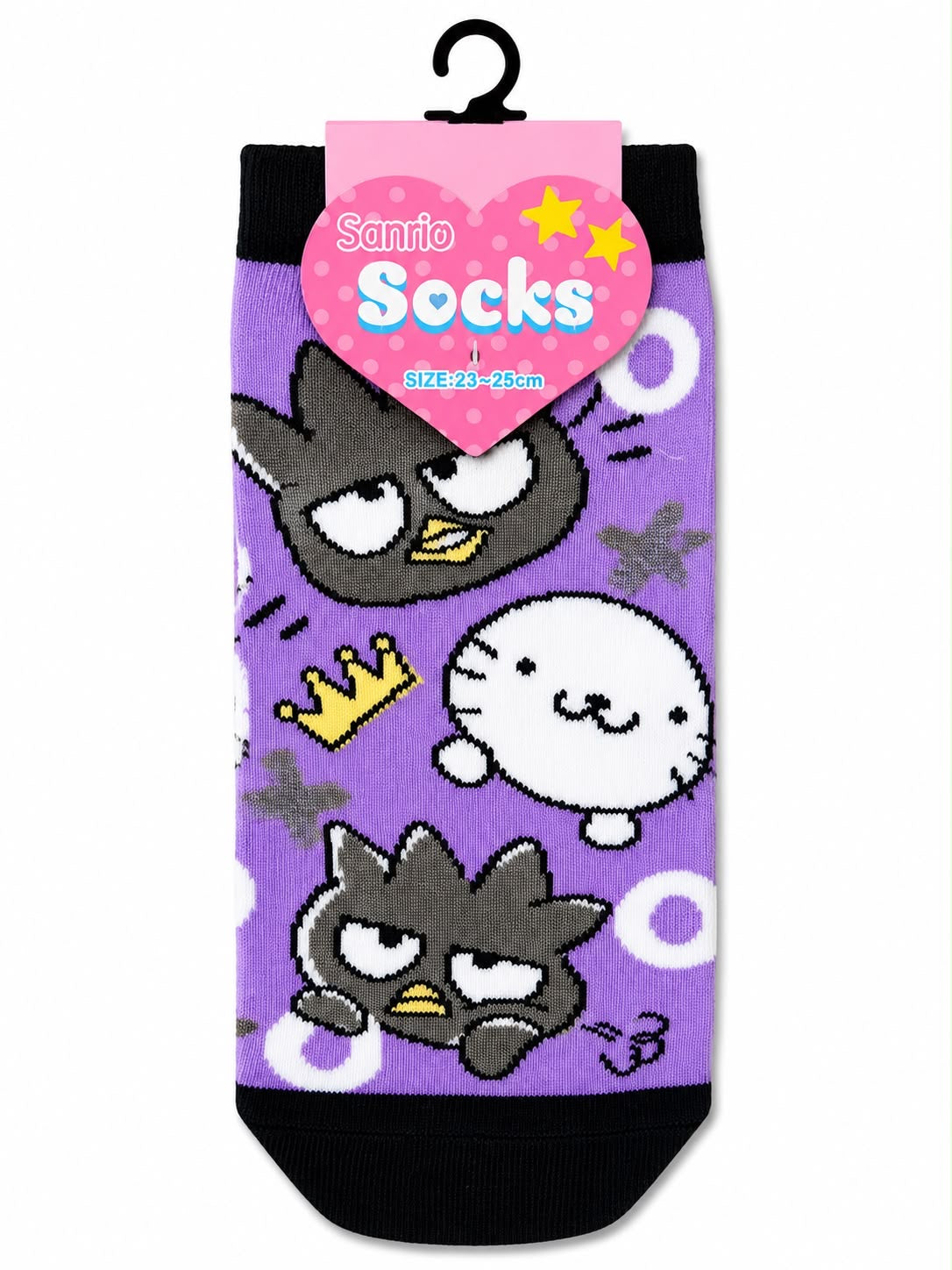 Badtz Purple Hanamaru 23-25cm Sanrio Socks