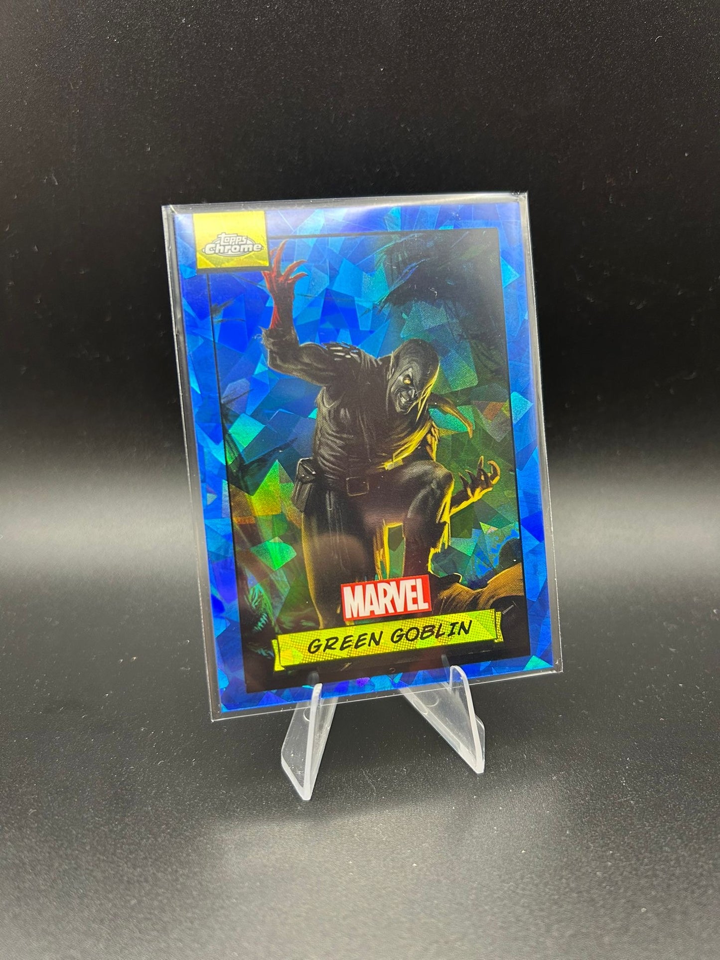 2024 Topps Chrome Marvel Green Goblin Sapphire Base