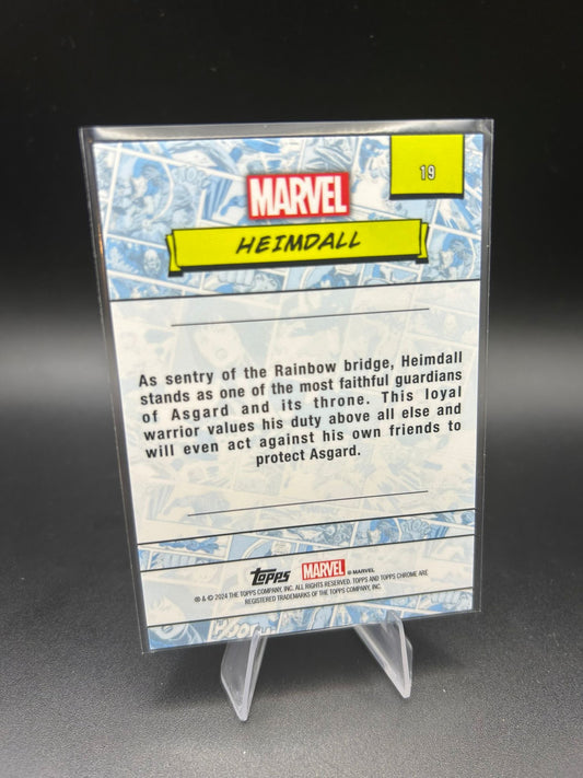 2024 Topps Chrome Marvel Heimdall Sapphire Base