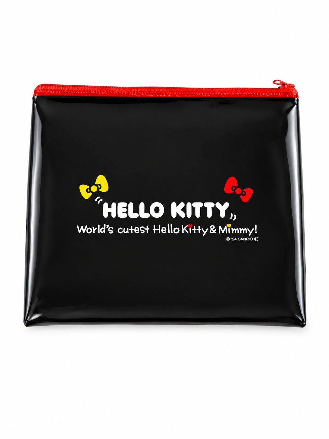 Hello Kitty x Mimmy PVC Black Japanese Sanrio Zip Pouch