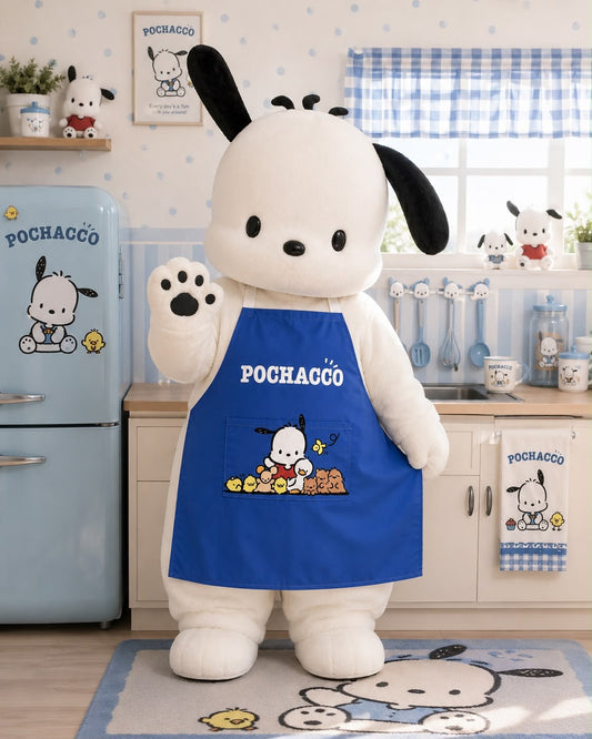 Blue Pochacco Kitchen Apron Japanese Sanrio