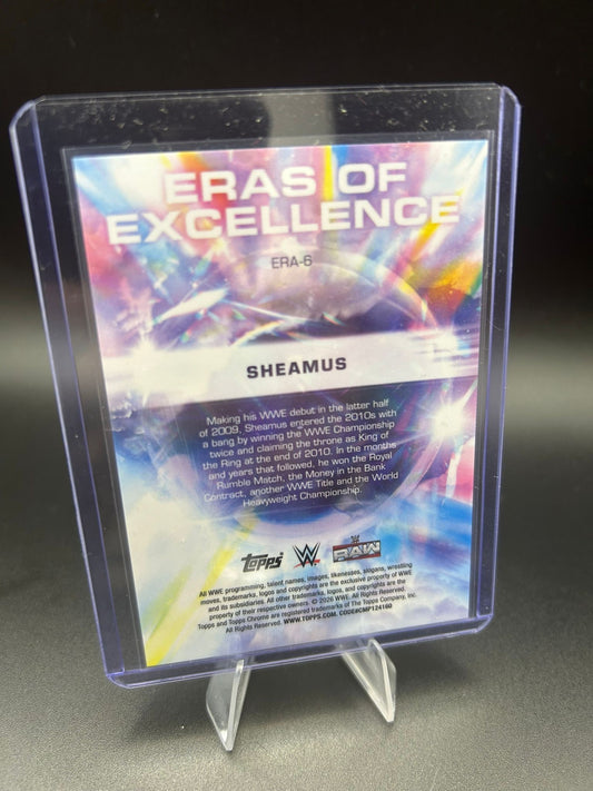 2026 WWE Topps Chrome Logofractor Sheamus /50 Eras of Excellence