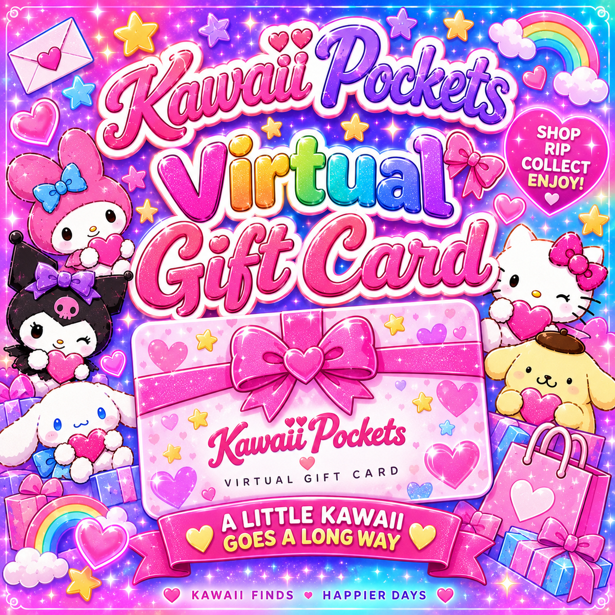 Kawaii Pockets Virtual Gift Card