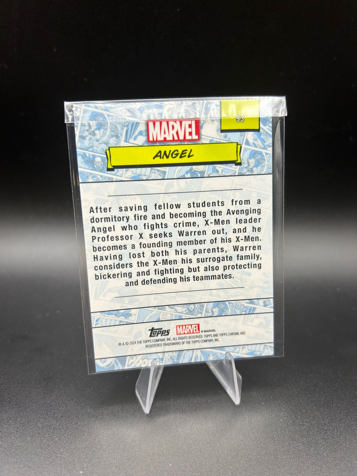 2024 Topps Chrome Marvel Angel Sapphire Base