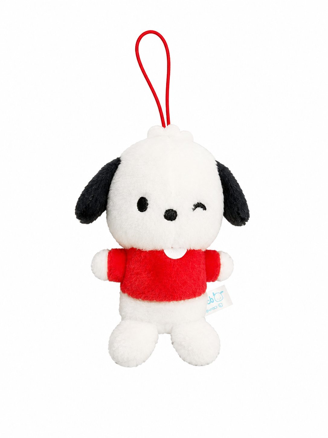 Pochacco Mini Red Japanese Sanrio Plush Keychain
