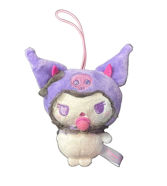Kuromi Baby Mini Japanese Sanrio Plush Keychain
