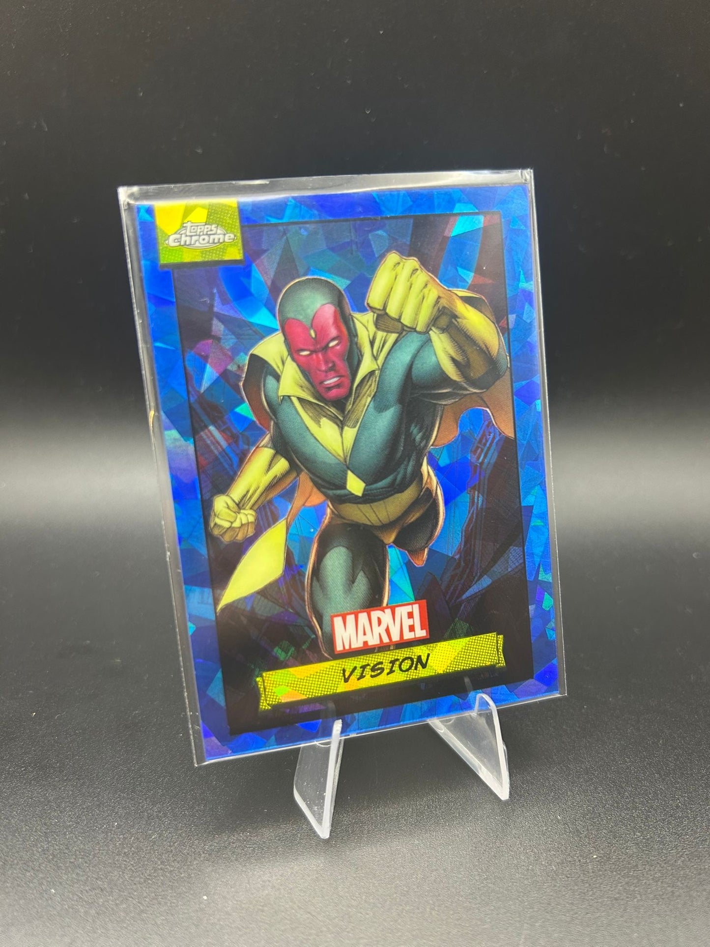 2024 Topps Chrome Marvel Vision Sapphire Base