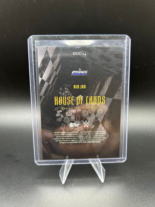 2026 WWE Topps Chrome Nia Jax House of Cards Case Hit