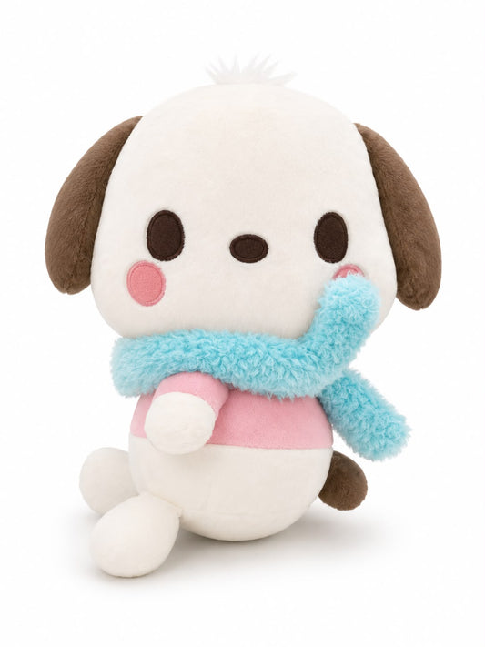 Pochacco Winter Scarf Japanese Sanrio Plush