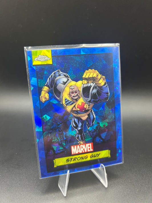 2024 Topps Chrome Marvel Strong Guy Sapphire Base