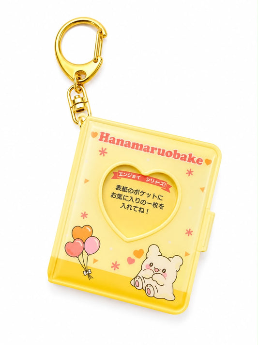 Hanamaruobake Mini Photo Album Japanese Sanrio Keychain